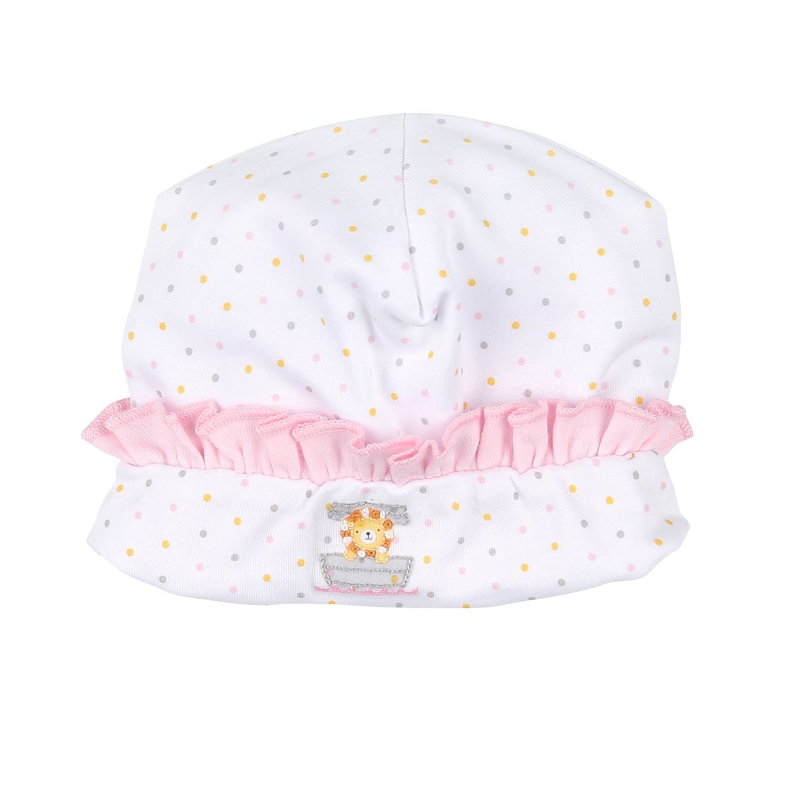 Magnolia Baby Baby Girl Vintage Birdie Embroidered Ruffle Hat Pink Magnolia Baby Baby Girl Vintage Birdie Embroidered Ruffle Hat Pink