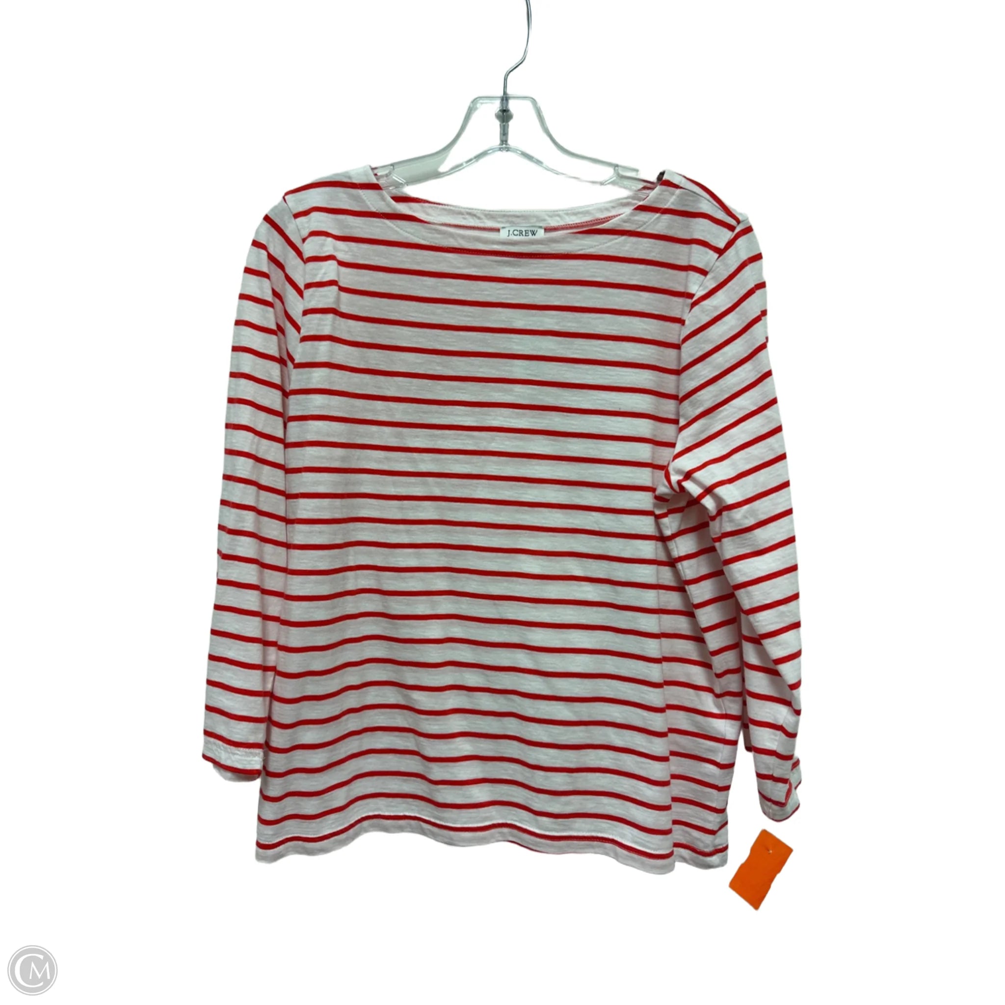 Top Long Sleeve By J. Crew In Striped Pattern, Size: M