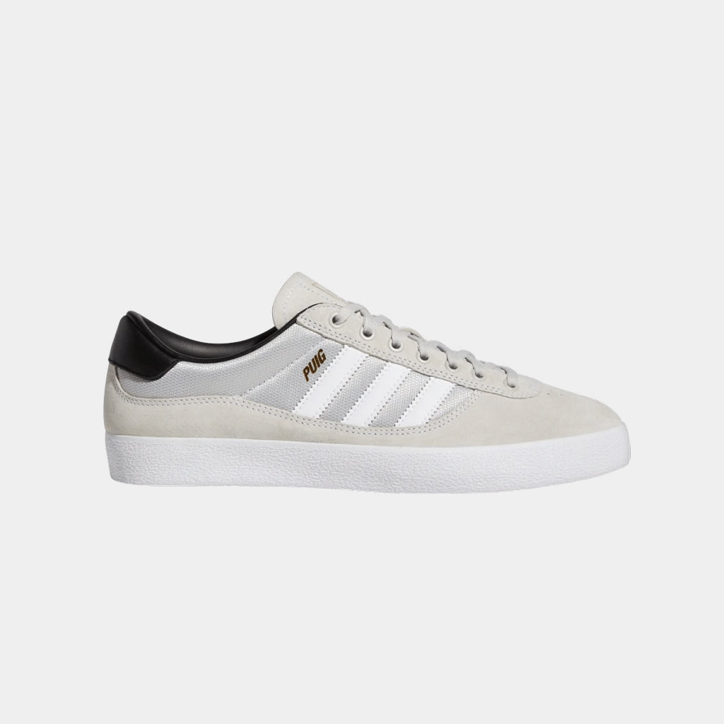 ADIDAS PUIG INDOOR - WHITE/GREY-SUEDE GW5615 PLA Skateboarding