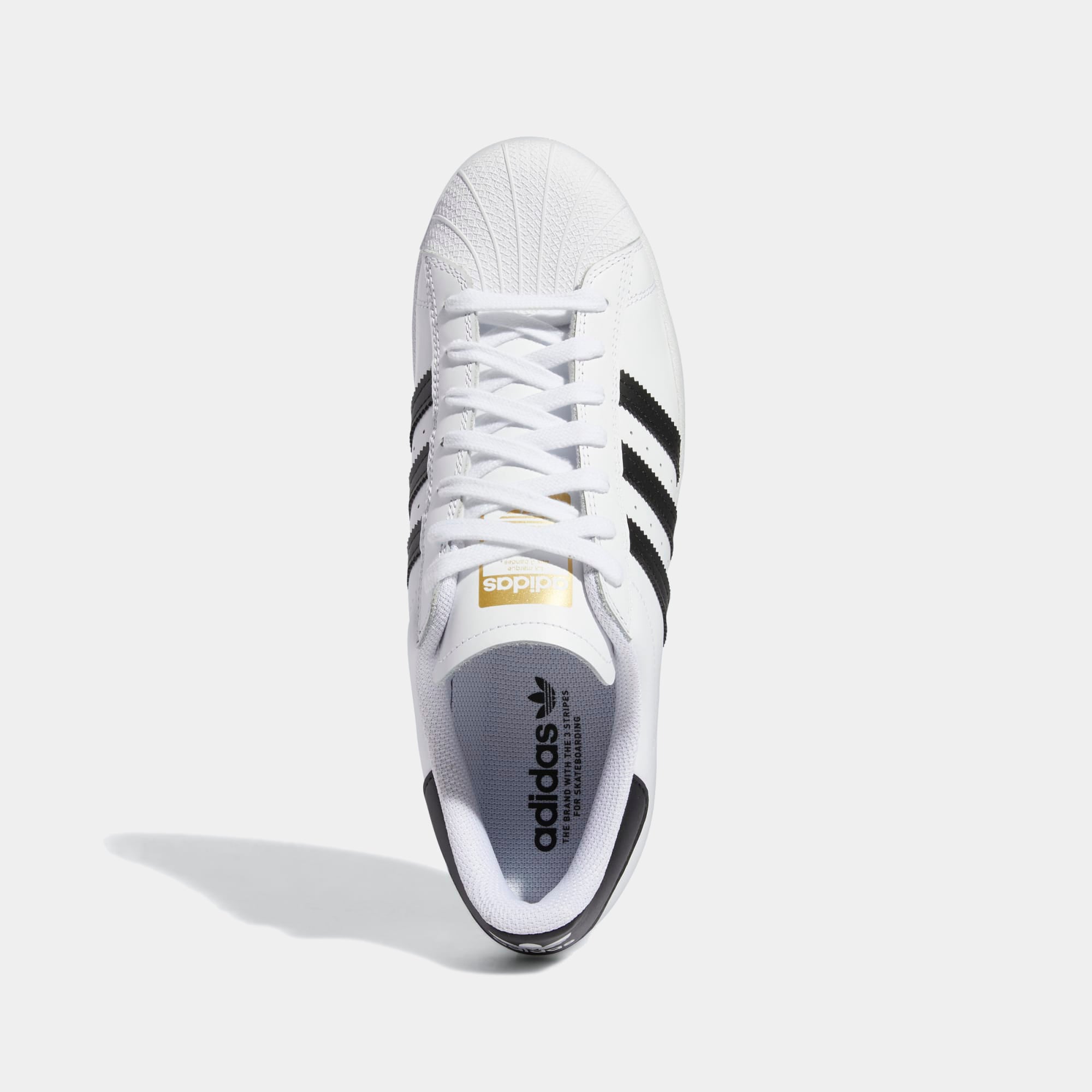 ADIDAS SUPERSTAR ADV - WHITE/BLACK GW6930 - PLA Skateboarding