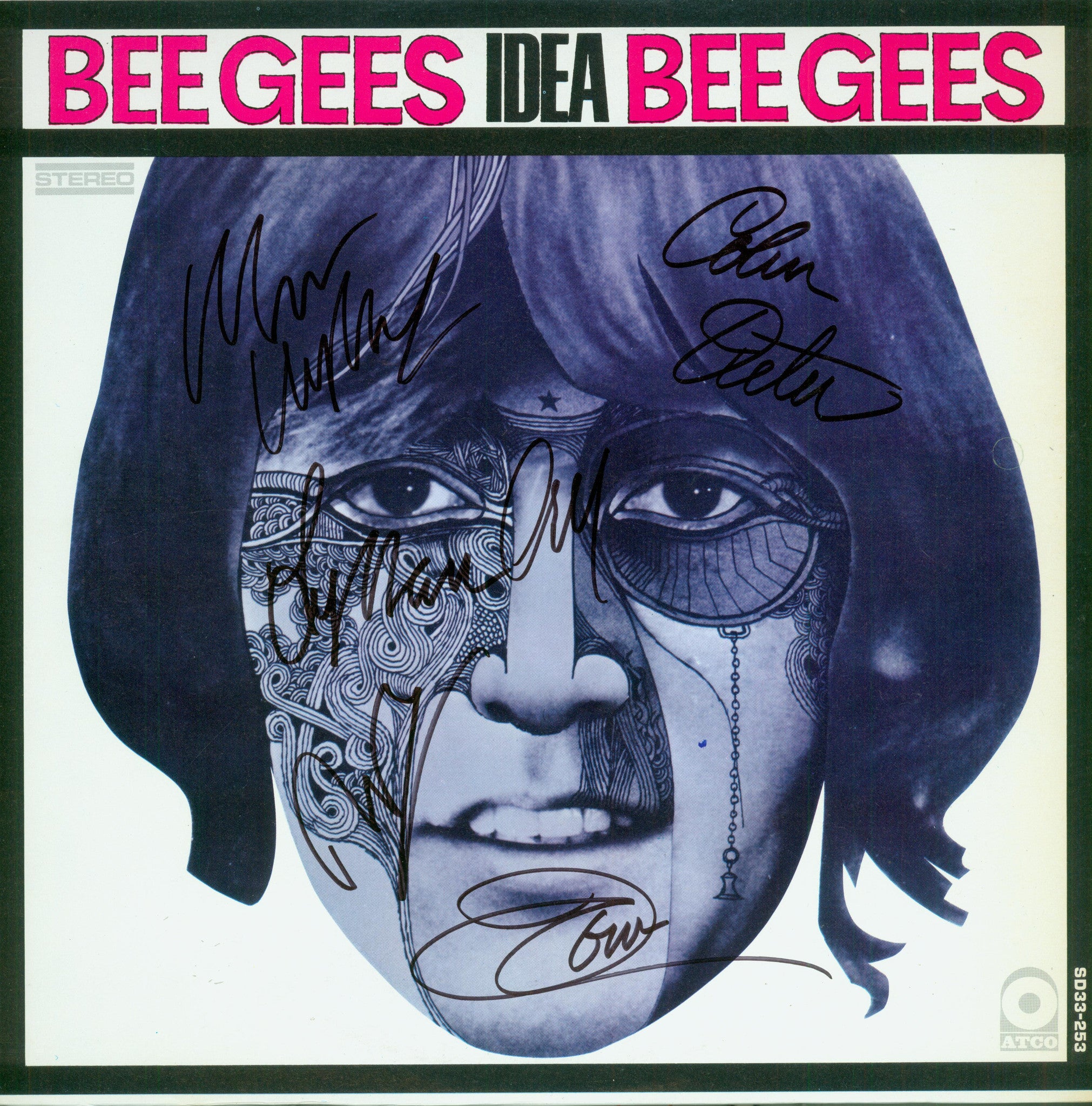 bee-gees-autographed-lp-zion-graphic-collectibles