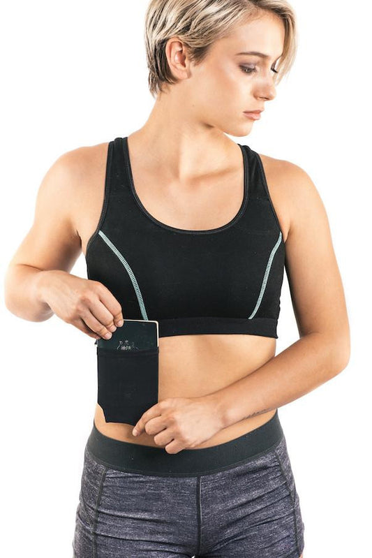 The Beach Travel Bra with Hidden Pockets Anti-Theft, Convenience