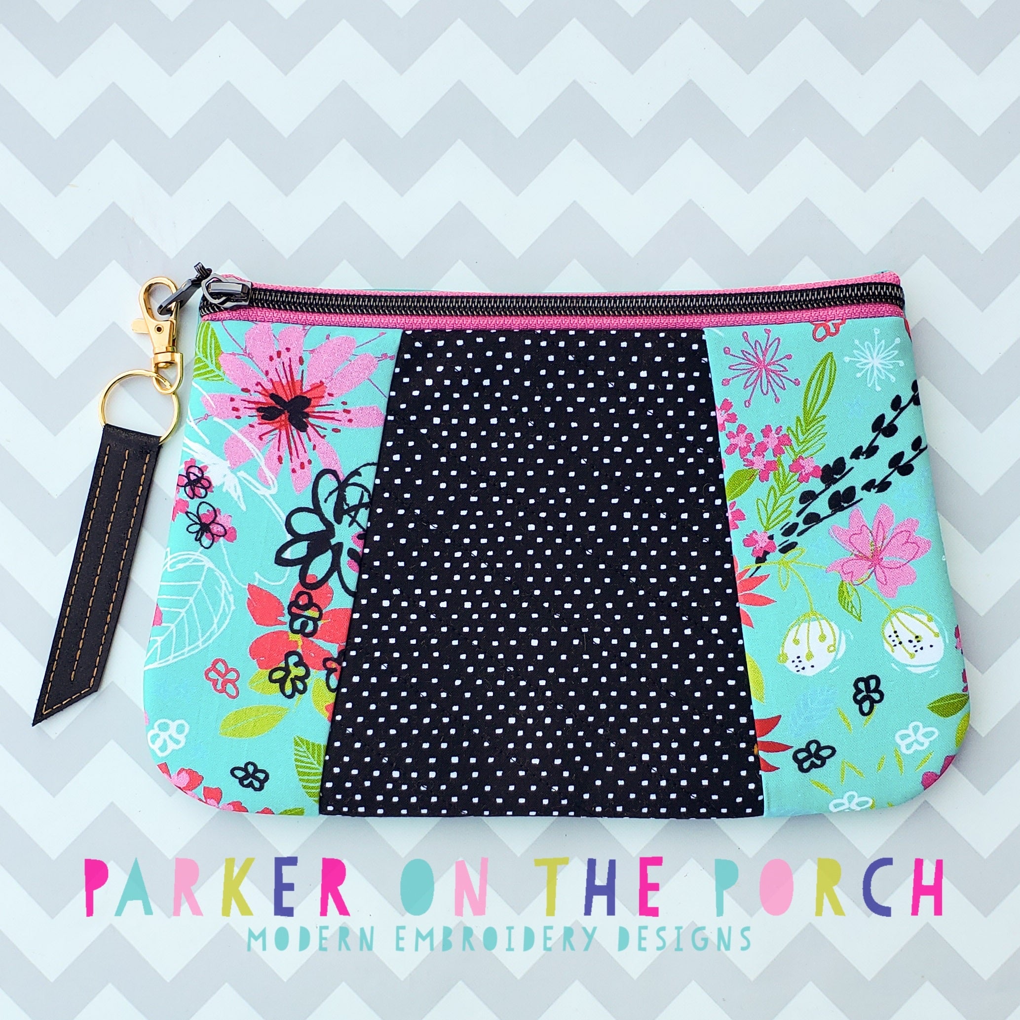 Digital Download Size 5 Top Zip Center Of Attention Zipper Bag Parker On The Porch Llc