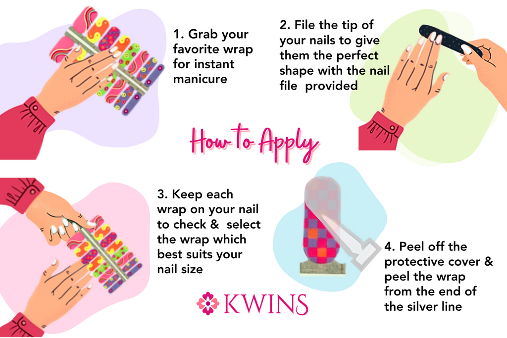 How to Apply Nail Wraps