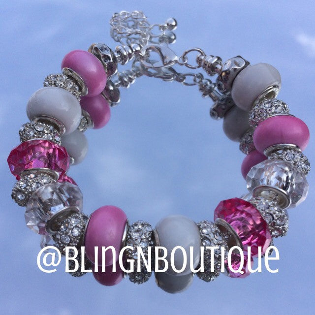 Spirit Bracelet - Pink/White