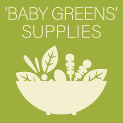 Baby greens supplies at Sage Garden