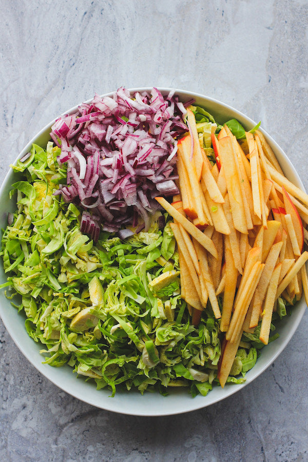 Salad - ingredients prepped