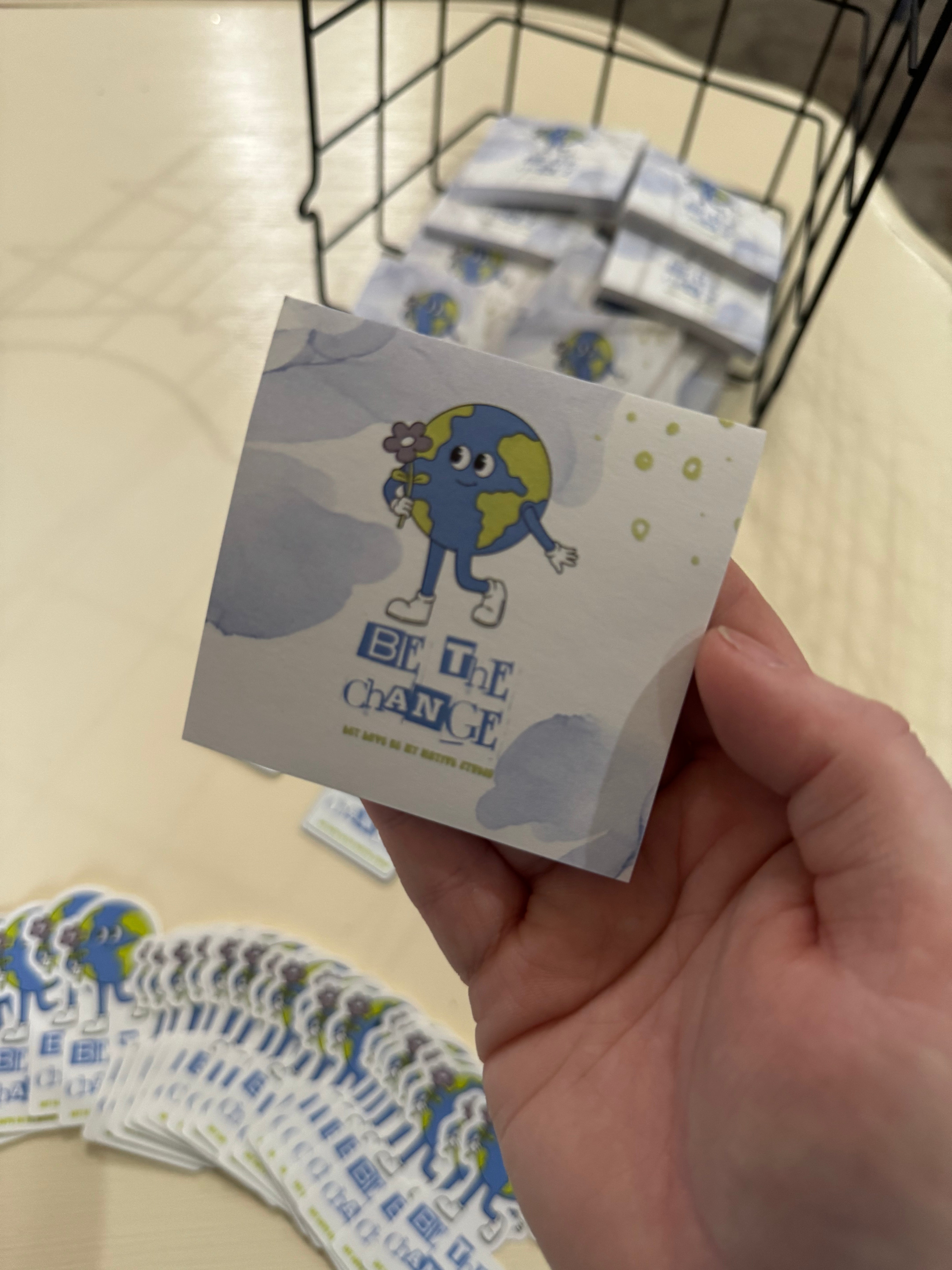 Be The Change Sticky Notes