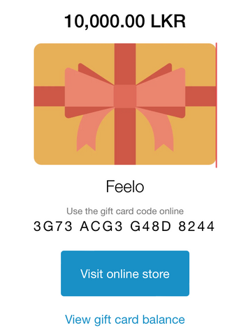 offers feelo travel sri lanka deals promotion voucher gift christmas gift card