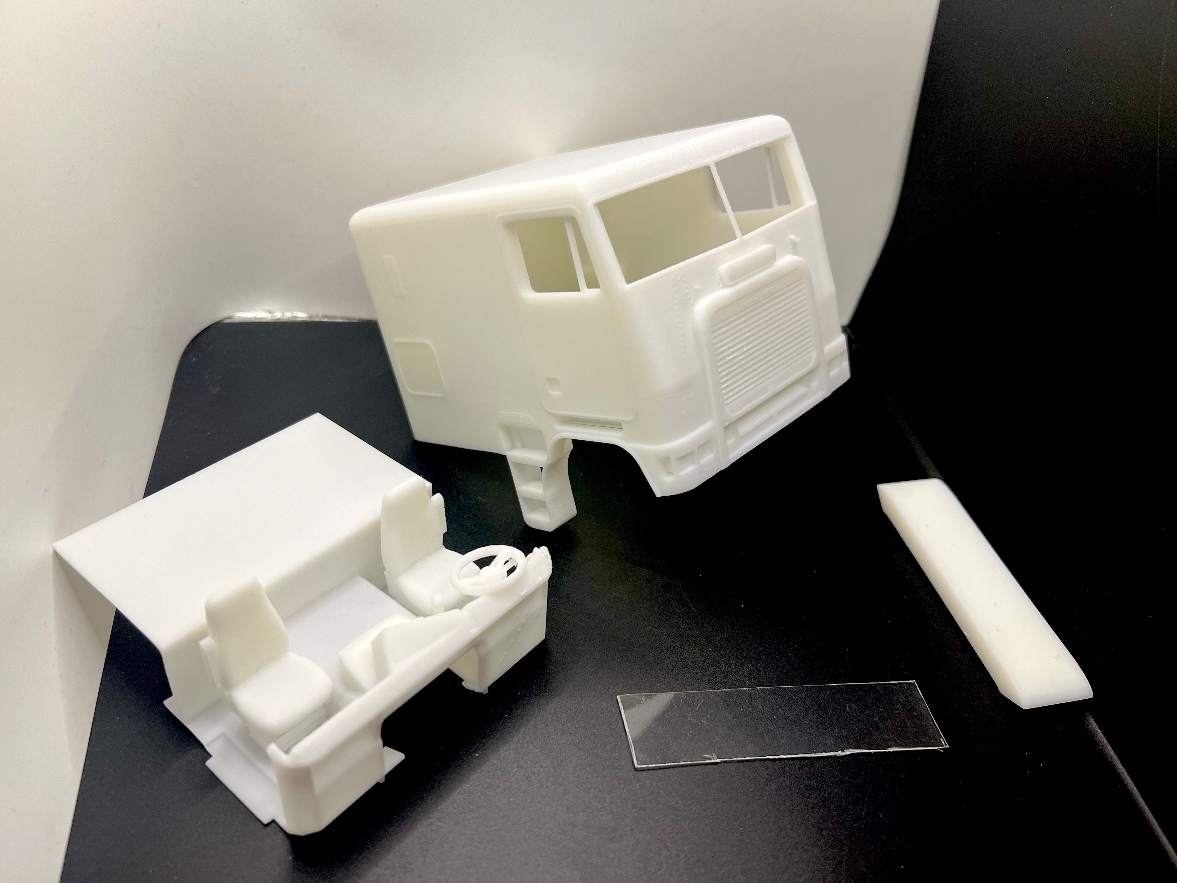 Freightliner FLB Resin Model Truck Conversion Cab Over 1/24, 1/25, 1/32 Scales