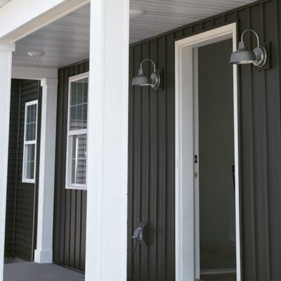 Mitten sentry grey vinyl siding