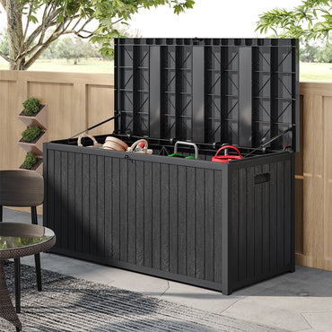 114cm W Garden Steel Box Patio Waterproof Storage Box – Living and Home