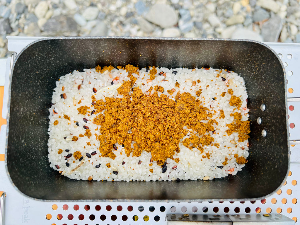 かたぎりのカレーご飯