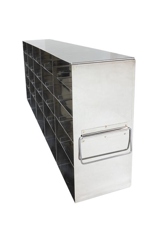 Upright Freezer Rack for Standard 2" Boxes, Rack Only (5 Boxes Deep x 5 Boxes High), Full Rack Set of 20 for K226ULT - K2 Scientific product image