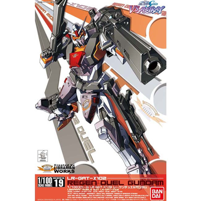 Gundam Seed Vs Astray 1 100 Plastic Model Lr Gat X102 Regen Duel Gun Hypetokyo