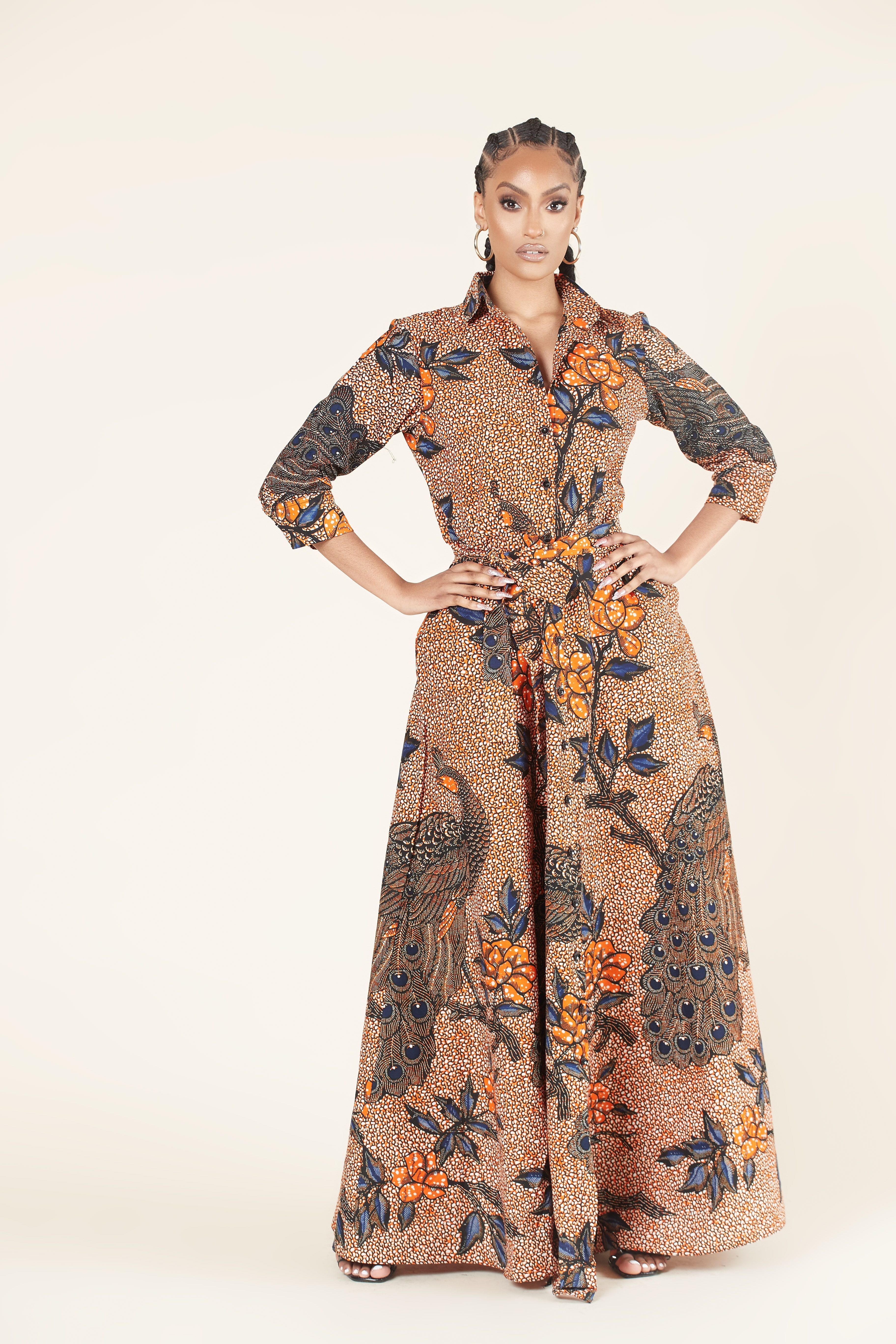 African Print Raziya Maxi Dress – Grass-fields