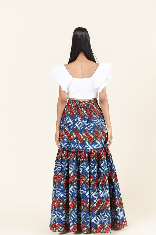 african print maxi skirt uk