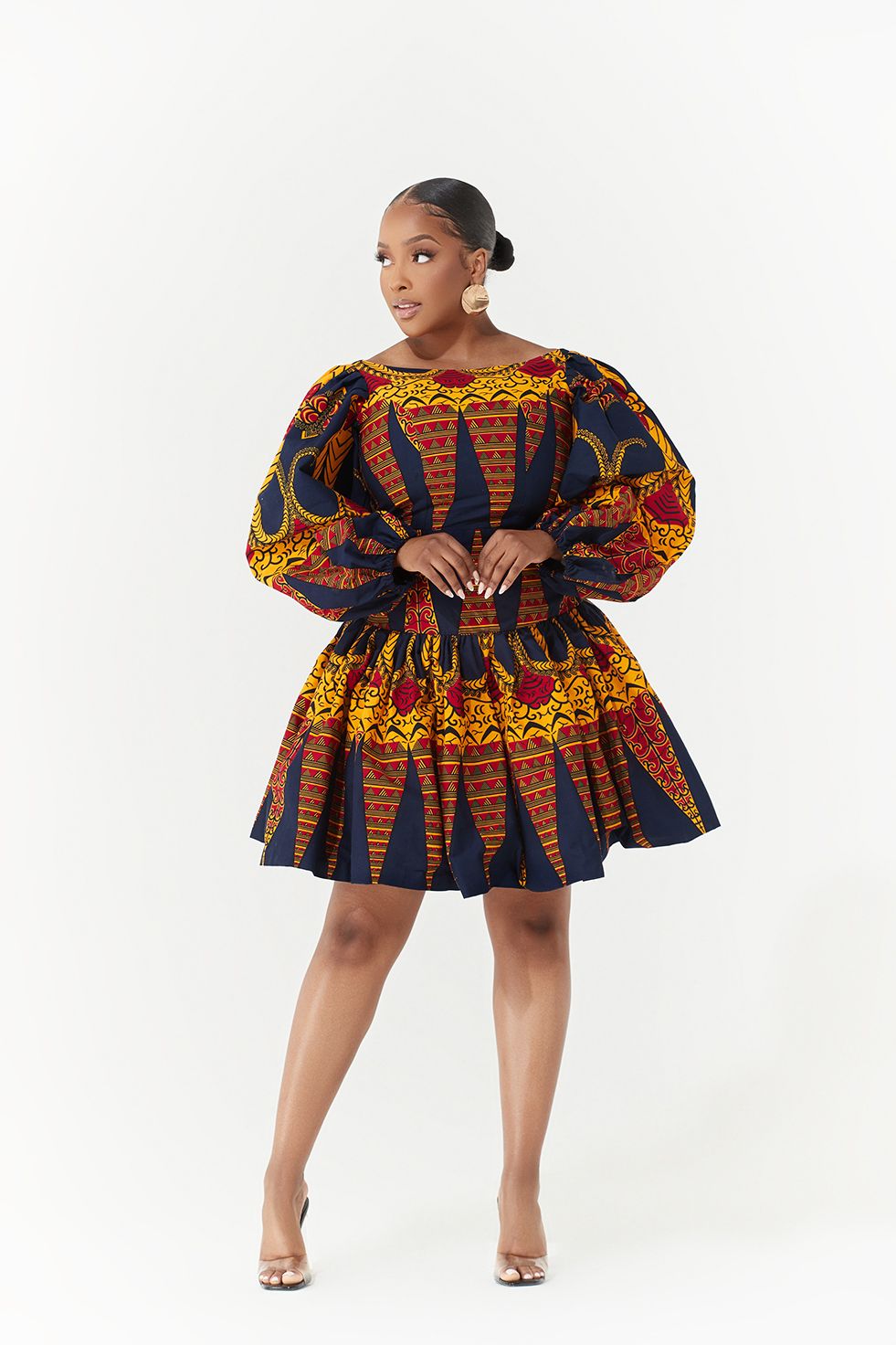 Image of African Print Yerma Dress