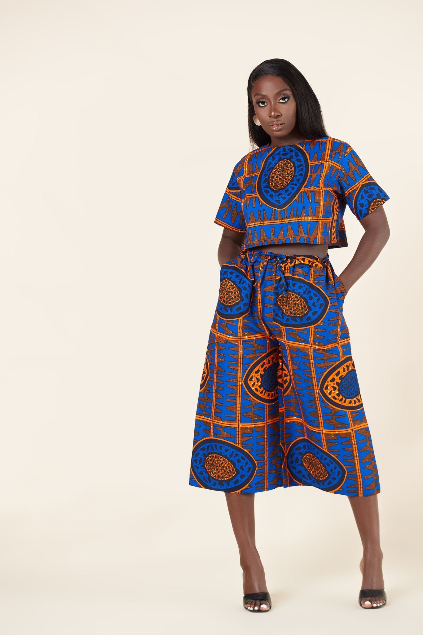 African Print Yanna Culotte – Grass-fields