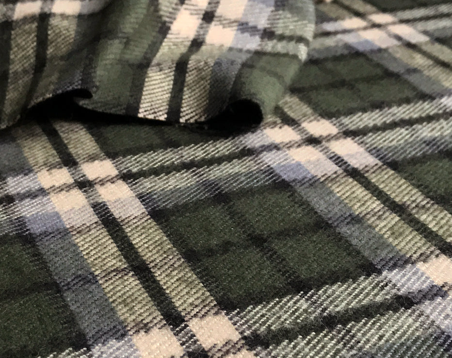 Robert Kaufman Durango Plaid Flannel Green – FABERWOOD