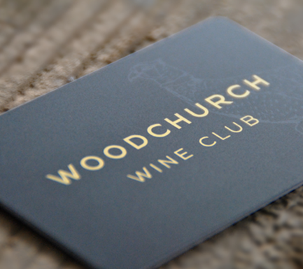 Woodchurch Wine club membership card