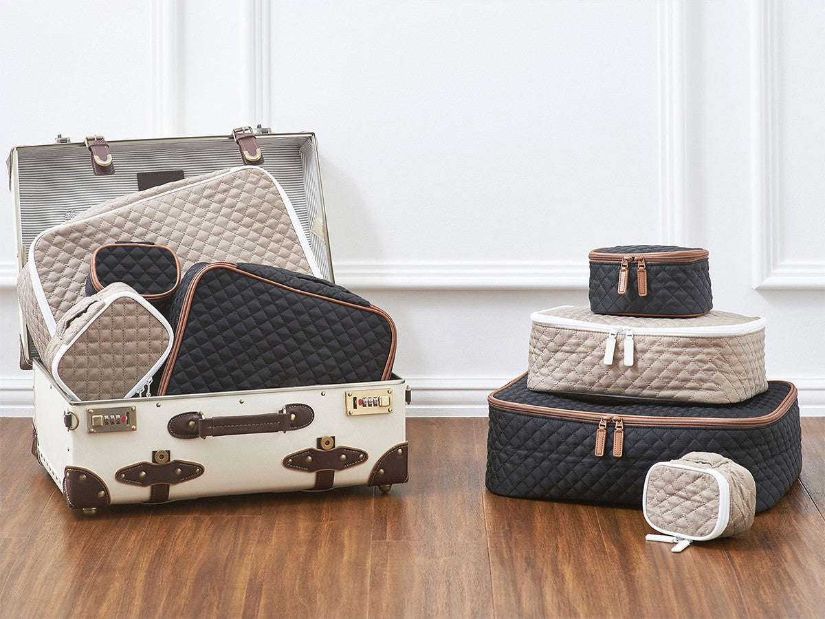 DIAMOND QUILT POUCH SET OF 4_5