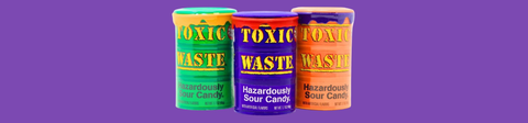 toxic waste candy sour logo sweets most