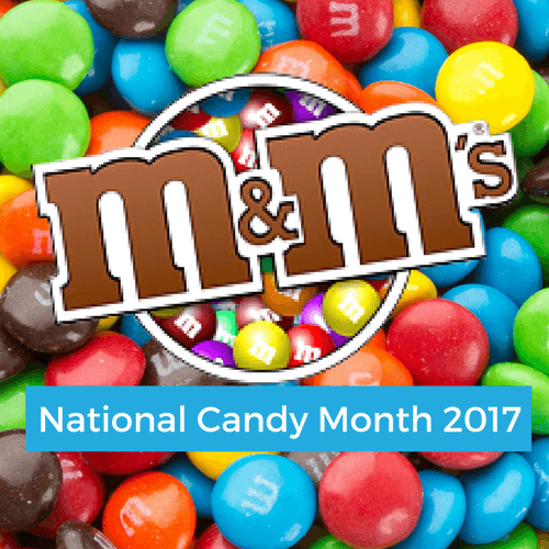 M&M's Chocolate Candies National Candy Month 2017