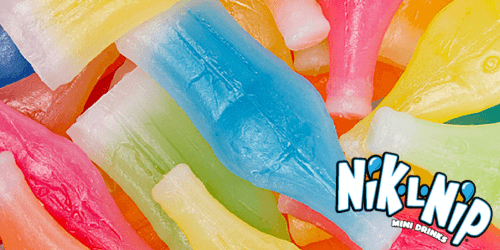 Nik-L-Nip Wax Bottles Retro Candy