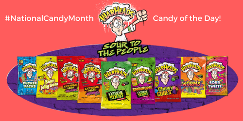 Warheads Sour Candy National Candy Month 2017