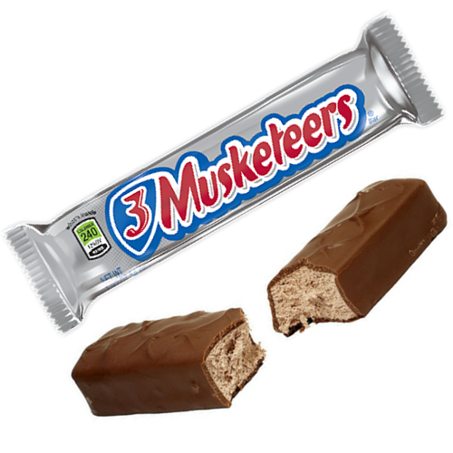 three musketeers candybar