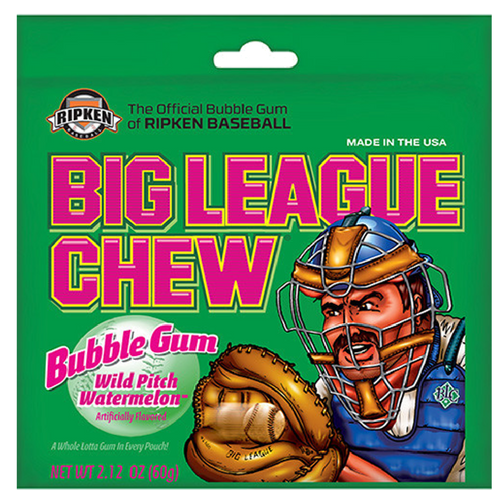 Big League Chew Wild Pitch Watermelon Bubble Gum