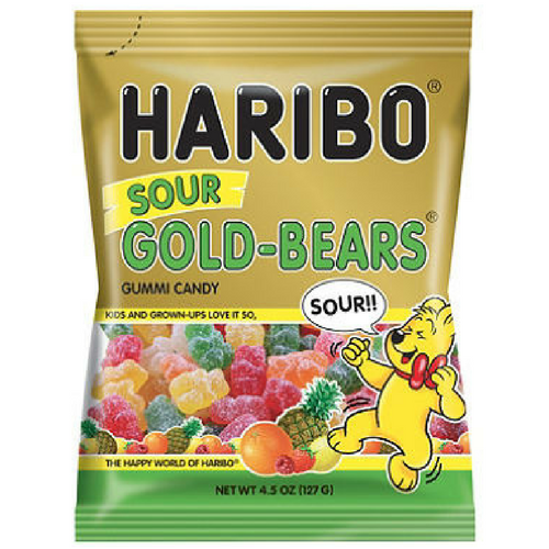 Haribo Gold Bears 80 g (Pack of 24) - Halal - Party Bag Filler