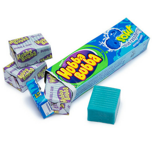 Hubba Bubba Blue Raspberry Bubble Tape 12ct - Nimbus Imports