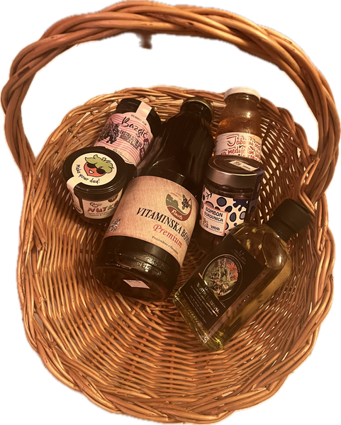 Croatian healthy OPG birthday gift baskets
