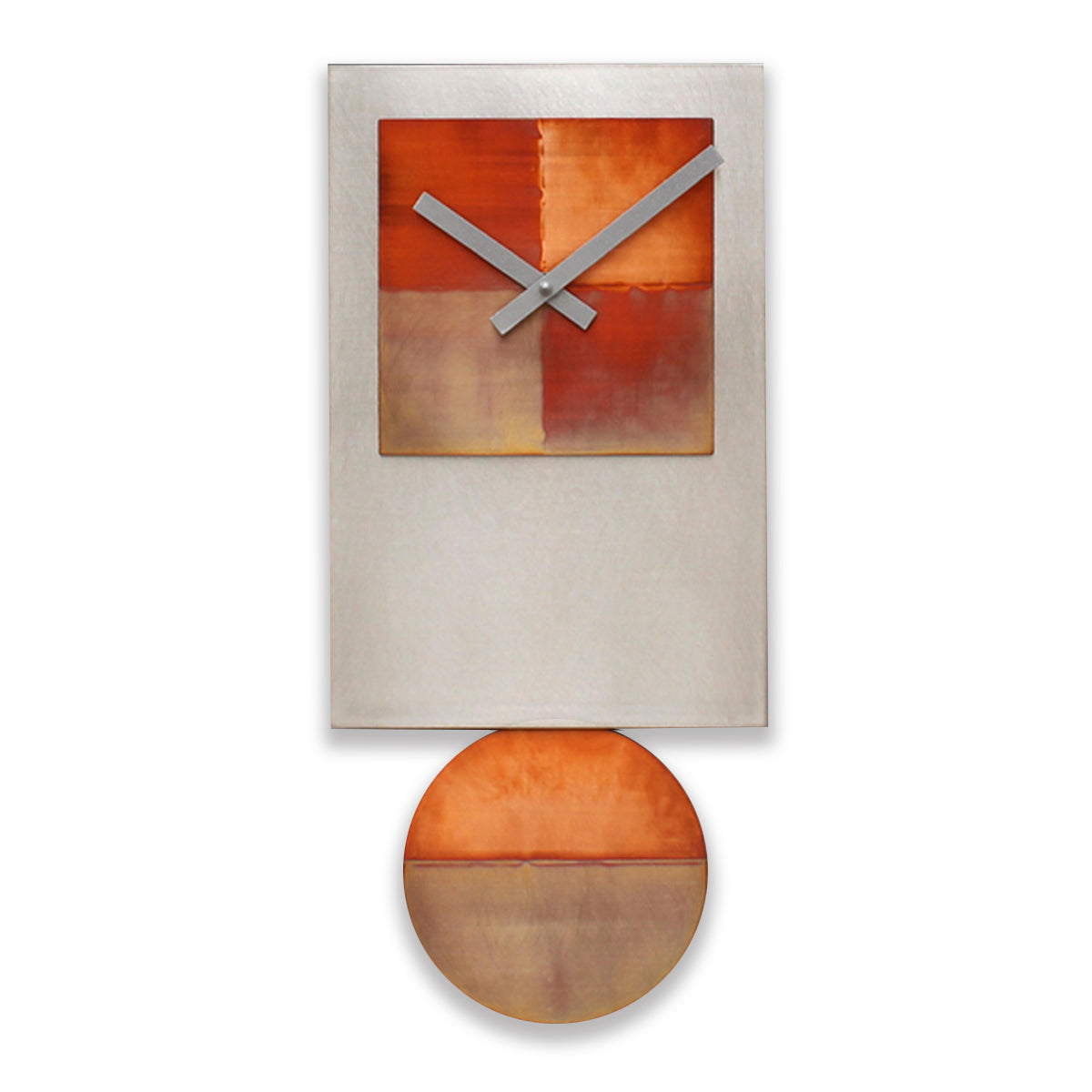 Steel Tie Pendulum Clock with Copper