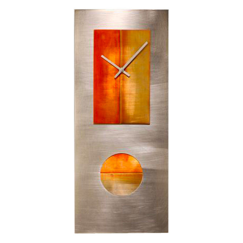 Steel & Copper Pendulum Clock 24