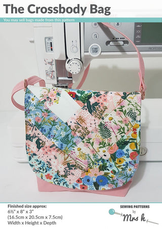 The Convertible Bag by Sewing Patterns by Mrs H (Printed Paper Pattern) -  Emmaline Bags Inc.