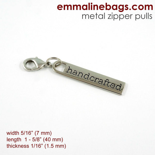 Zipper Pulls: handmade (1 Pack) - Emmaline Bags Inc.