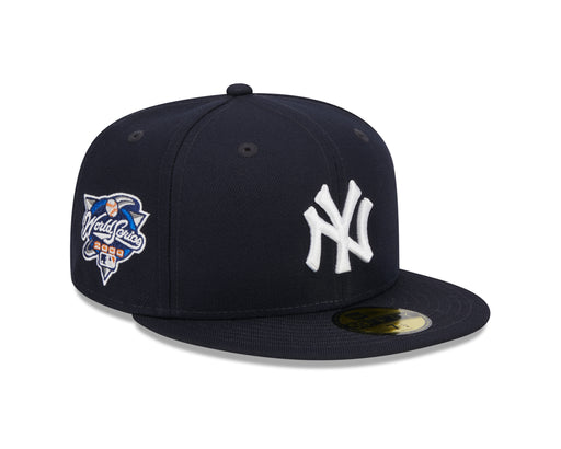 New Era New York Yankee Fitted Pink Bottom Navy Blue White (2000 Subway  Series Embroidery)