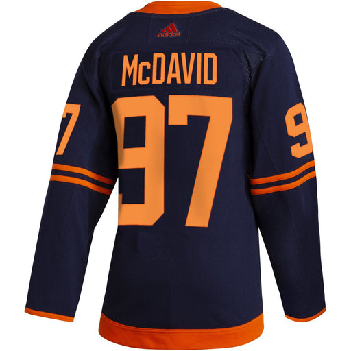 Connor McDavid Edmonton Oilers Autographed Authentic Navy Adidas Alternate  Jersey- Upper Deck