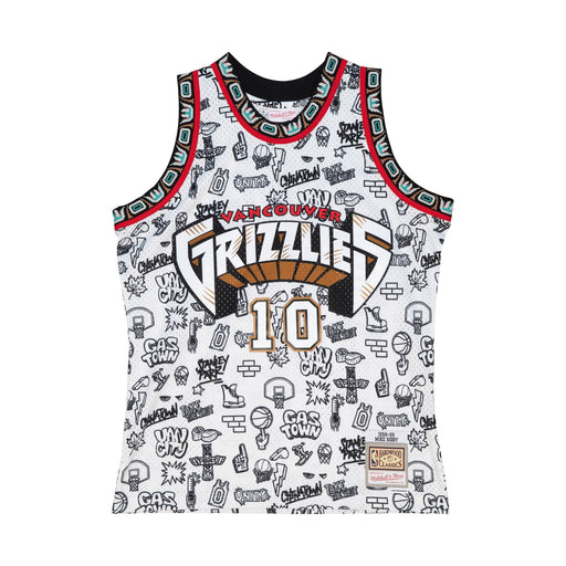 Mitchell & Ness Vancouver Grizzlies #50 Bryant Reeves white Swingman Jersey