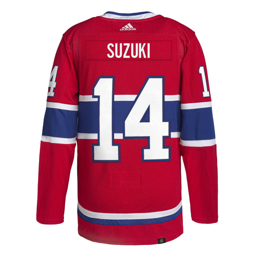 Nick Suzuki Autographed Red Adidas Montreal Canadiens Jersey - Upper Deck