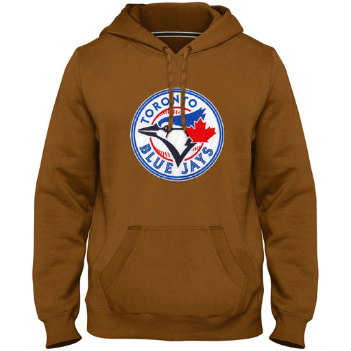 Toronto Blue Jays MLB Bulletin Men's Red Express Twill Logo Hoodie —