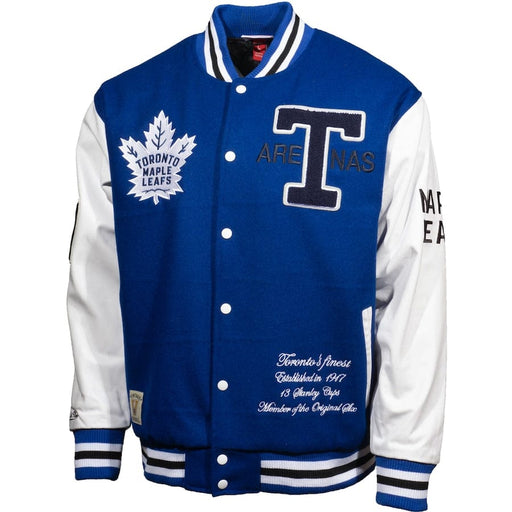 Lightweight Satin Jacket Toronto Maple Leafs - Shop Mitchell & Ness  Outerwear and Jackets Mitchell & Ness Nostalgia Co.