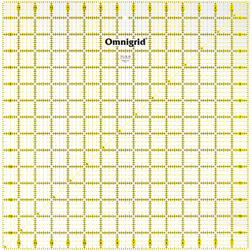 Omnigrid 360 - 14 Inch Rotating Cutting Mat 762511200149 Quilting Fabric