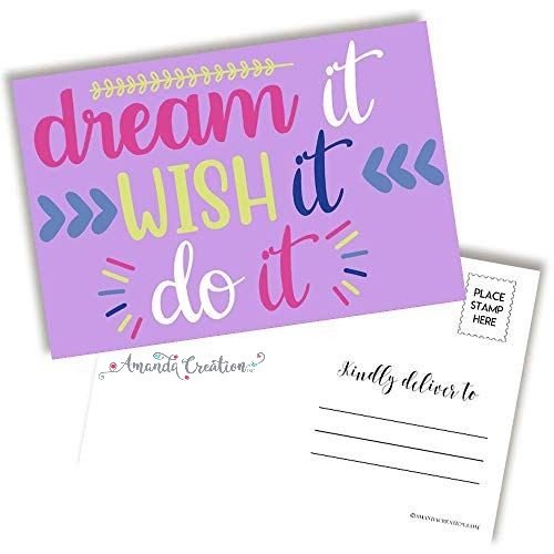 Dream Big Encouragement Postcard