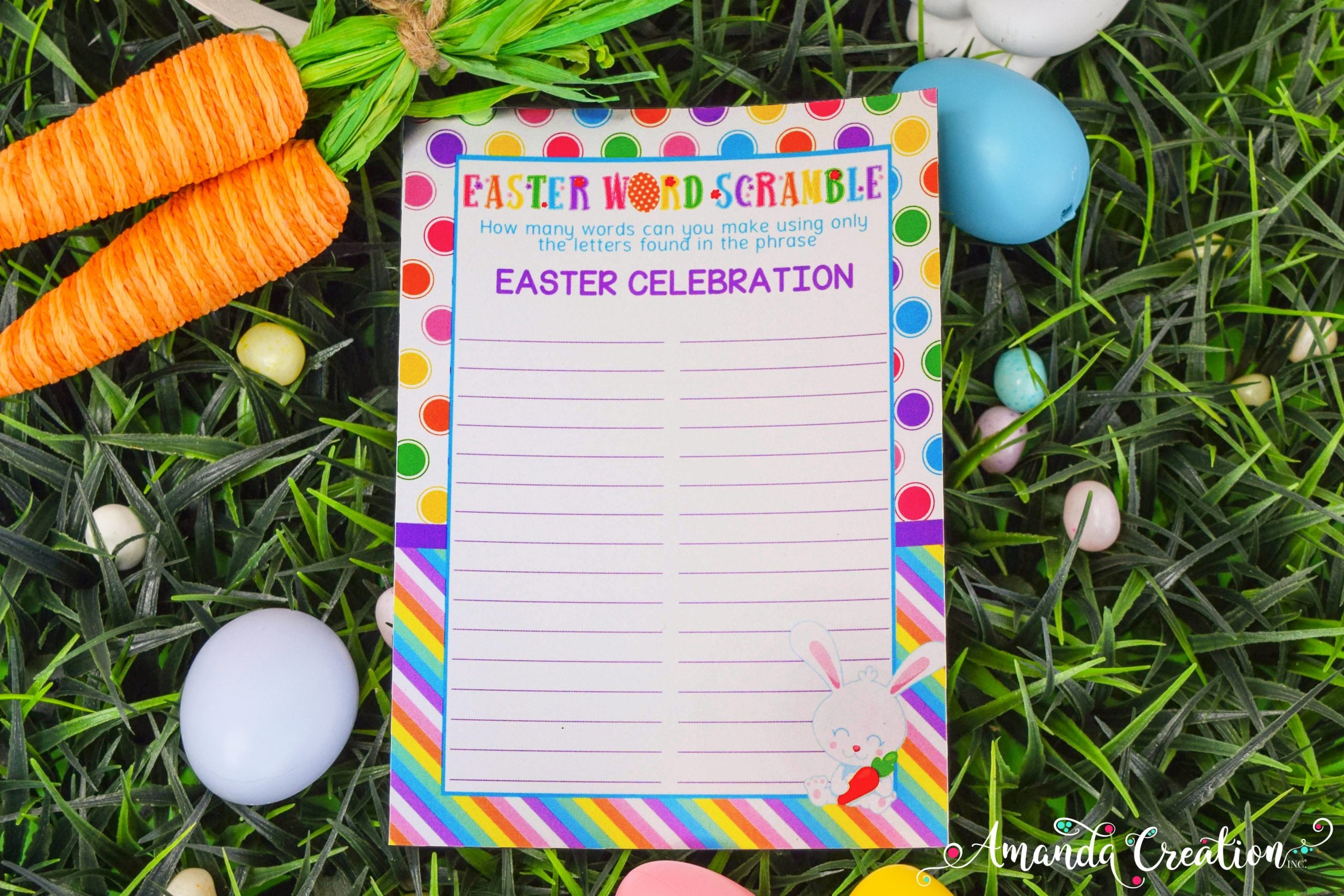 Easter Word Scramble 