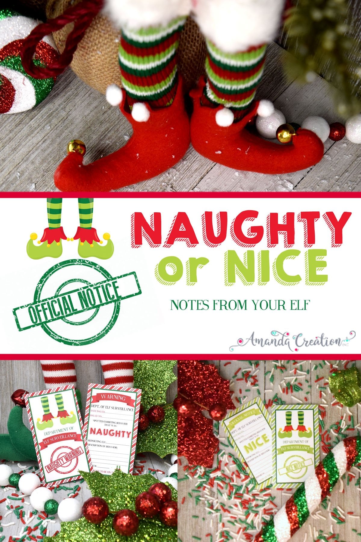 naughty or nice notes from your elf