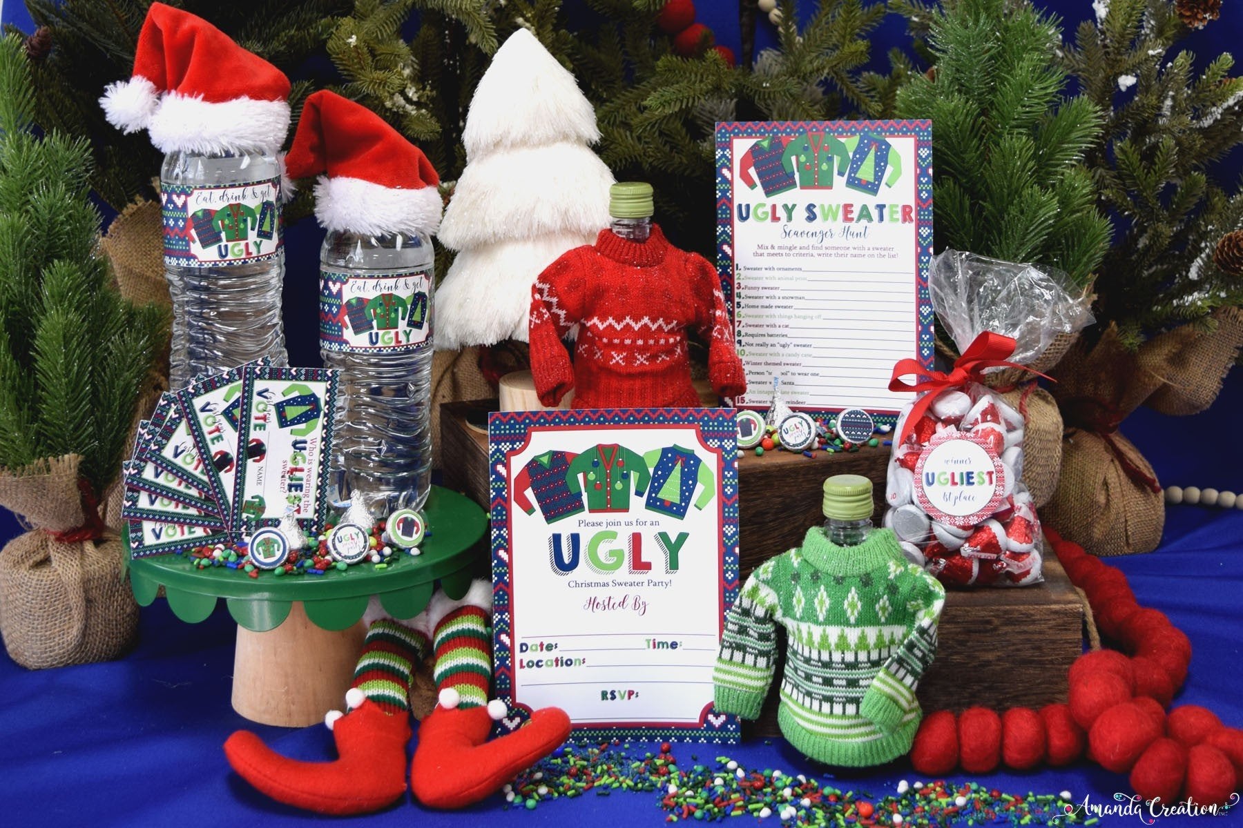 ugly sweater party set